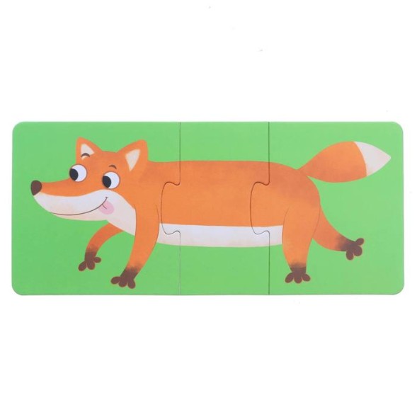 Пазлы 3 в 1 «Зверюшки»