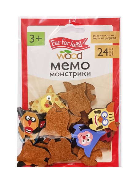 Настольная деревянная игра МЕМО «Монстрики». Десятое королевство