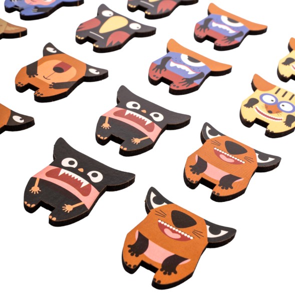 Настольная деревянная игра МЕМО «Монстрики». Десятое королевство