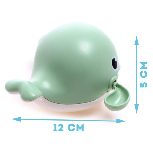 Игрушка заводная «Кит», водоплавающая, цвета МИКС