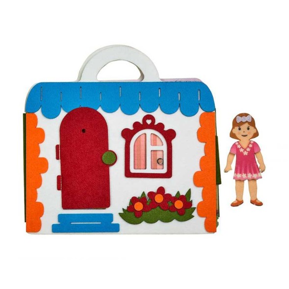 Дидактический коврик &quot;Сумка-игралка &quot;Кукольный домик&quot;
