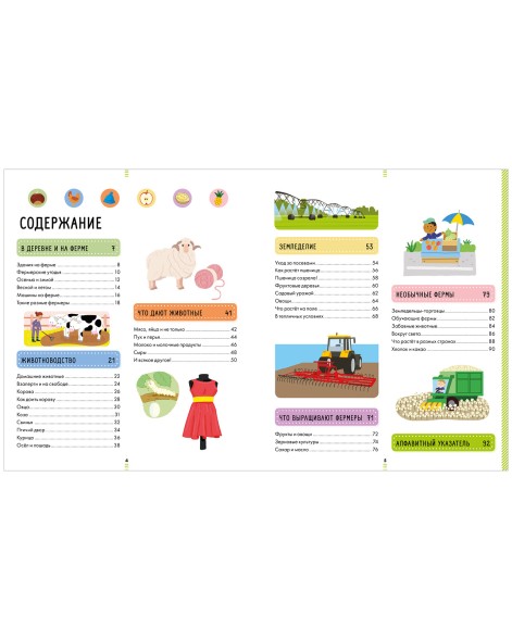 Энциклопедия в картинках. Большая энциклопедия. На ферме В наличии, 96 страниц