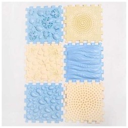 Ортопедический массажный коврик Орто пазл &quot;Ассорти 10&quot;, 10 шт