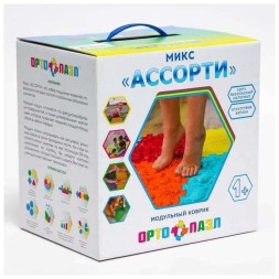 Ортопедический массажный коврик Орто пазл &quot;Ассорти 10&quot;, 10 шт