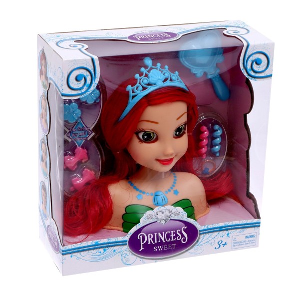 Кукла-манекен для создания причёсок «Стильная принцесса-1» с аксессуарами