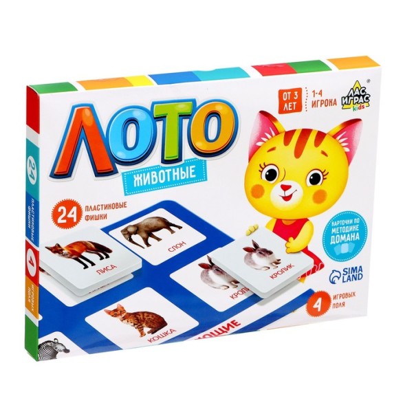 Лото «Мир животных» по методике Г. Домана, Лас Играс