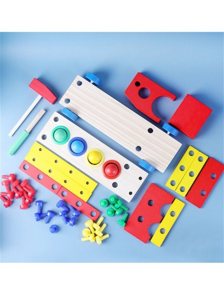 Деревянный конструктор стучалка машина