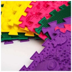 Ортопедический массажный коврик Орто пазл &quot;Ассорти 12&quot;, 12 шт