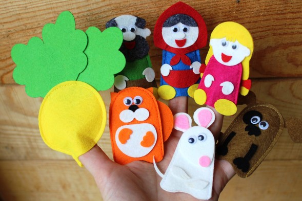 Дидактический коврик-игралка в дорогу "Репка"