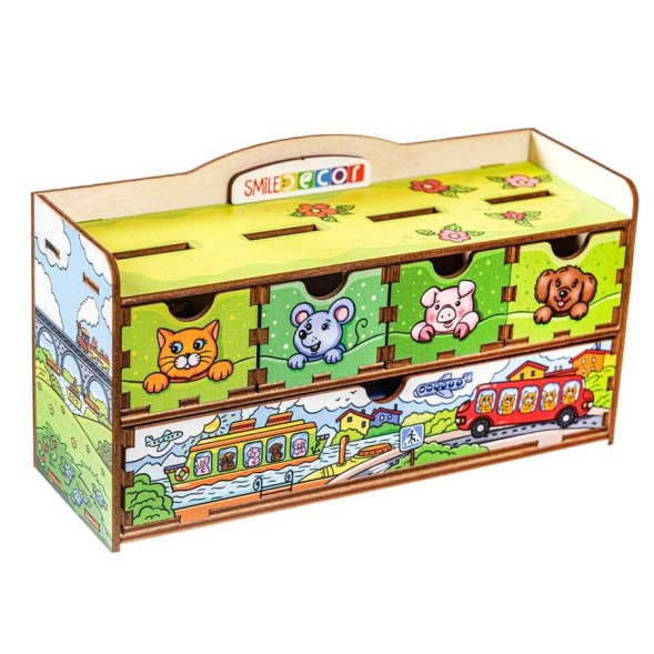 Дидактическая игра "Волшебный комодик "Транспорт"