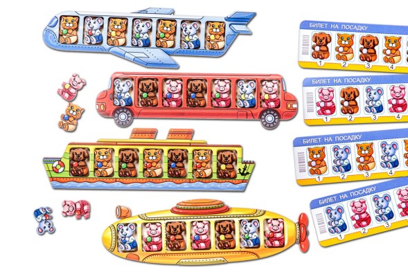 Дидактическая игра "Волшебный комодик "Транспорт"