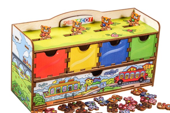 Дидактическая игра "Волшебный комодик "Транспорт"