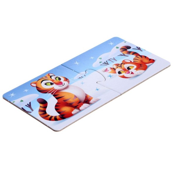 Макси-пазлы «Половинки. Мама и малыш», 24 элемента