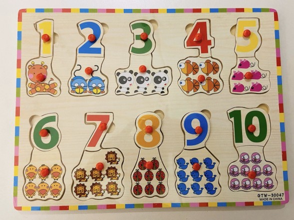 Рамка вкладыш "Учимся считать"