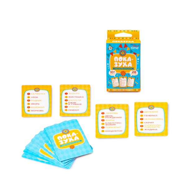 Настольная игра «Показуха» (28 карточек). Серия АКТИВ time. Десятое королевство