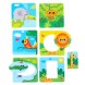 Набор игрушек для ванны «Африка», по методике Сегена , 6 пазлов, 12 деталей