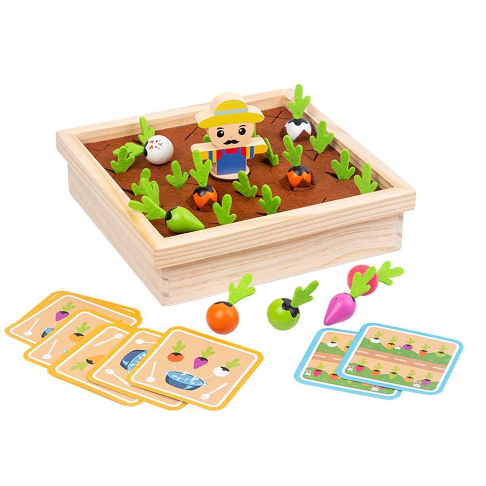 Игра для малышей “Мемори – Веселый огород”, 30 х 24 х 6 см