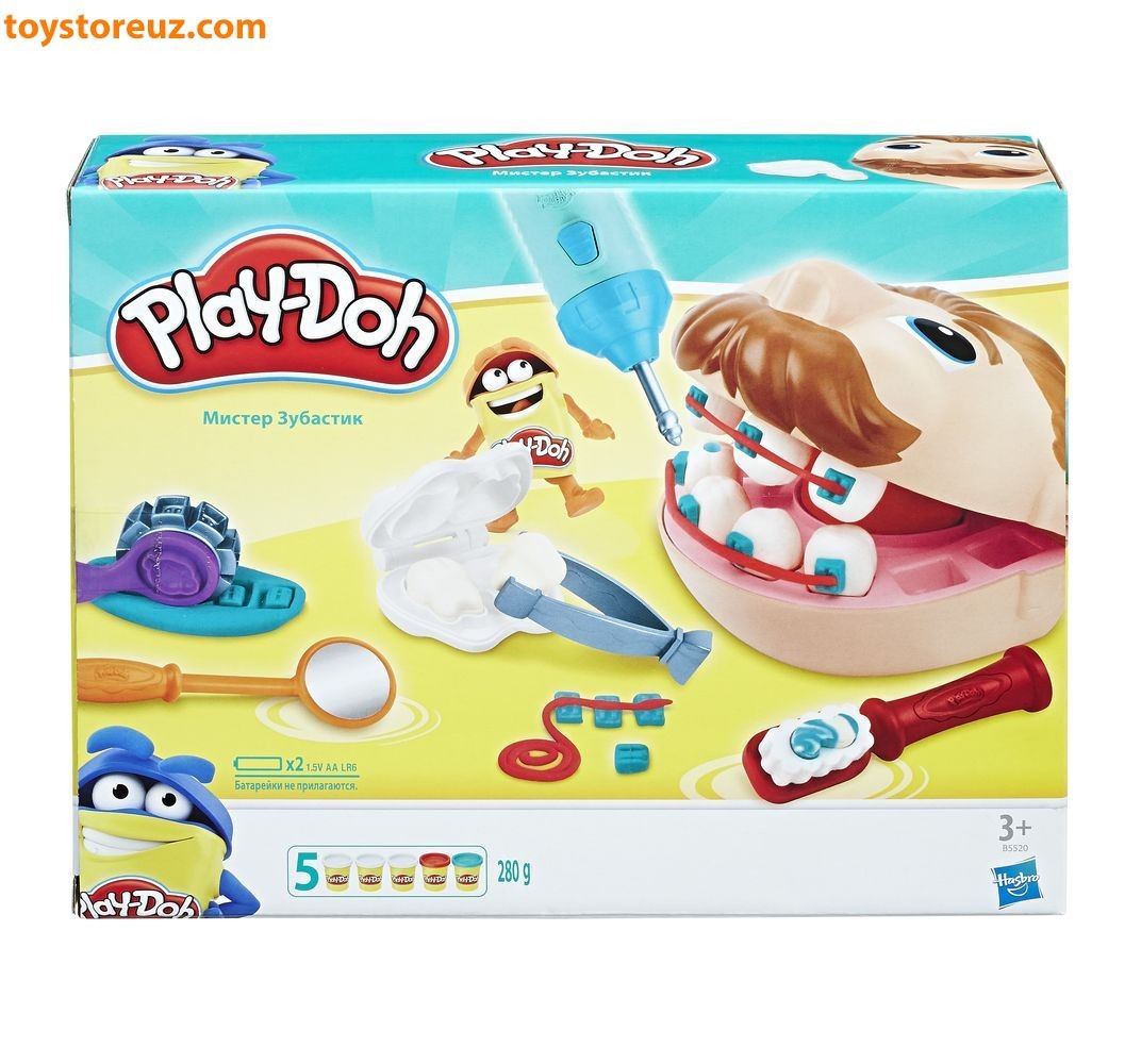 Набор для лепки из пластилина Play-Doh Мистер Зубастик