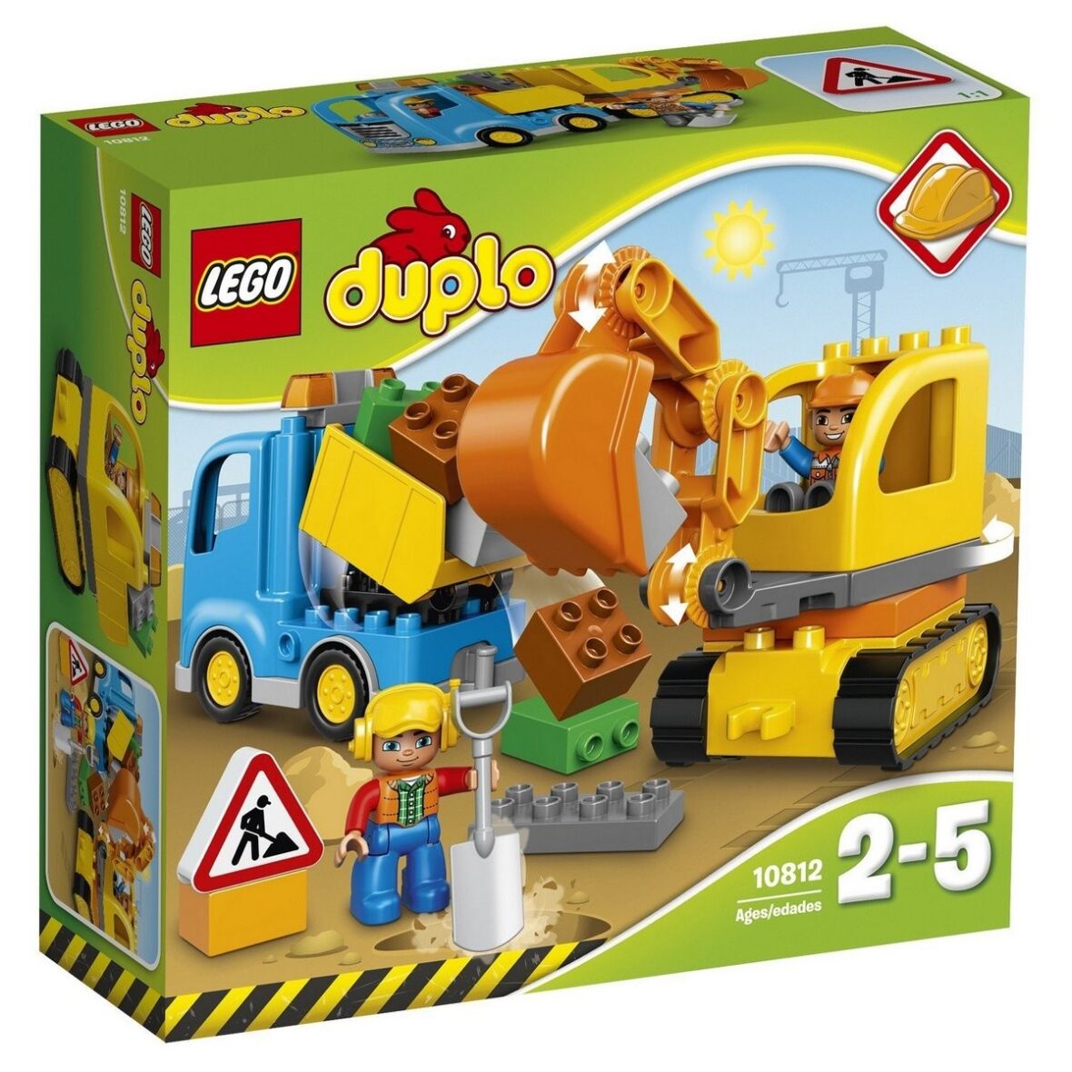 Конструктор LEGO DUPLO Town Грузовик и гусеничный экскаватор (10812)