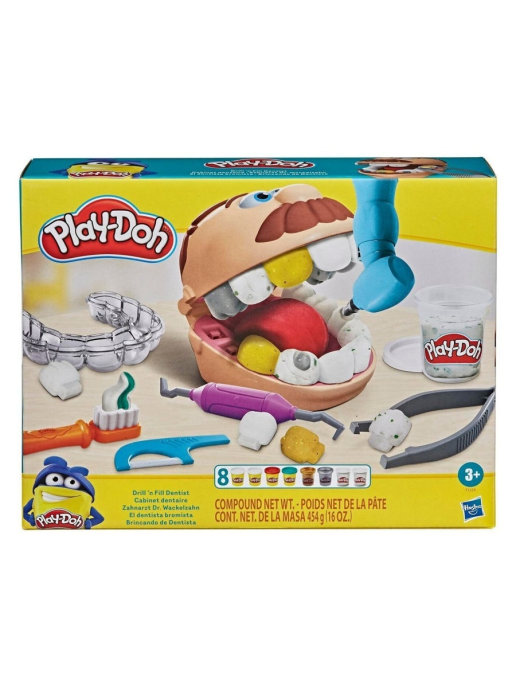 Набор для лепки. Play-Doh «Мистер Зубастик с золотыми зубами»