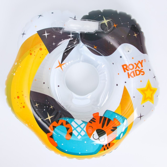 Надувной круг на шею Roxy Kids для купания малышей Tiger Moon