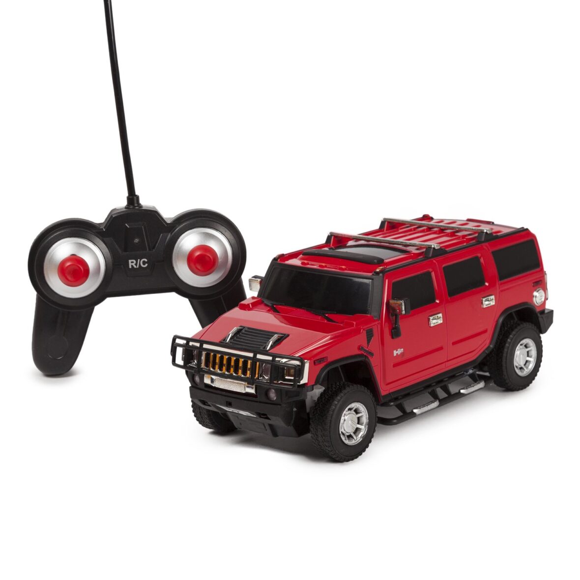 Машинка радиоуправляемая Mobicaro Hummer H2 1:24 Красная